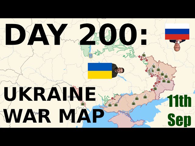 Day 200: Ukraine War Map