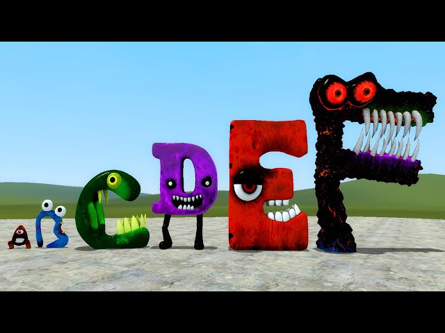 I PLAYING AS LITTLE TO BIG NIGHTMARE CURSED ALPHABET LORE in Garry's Mod