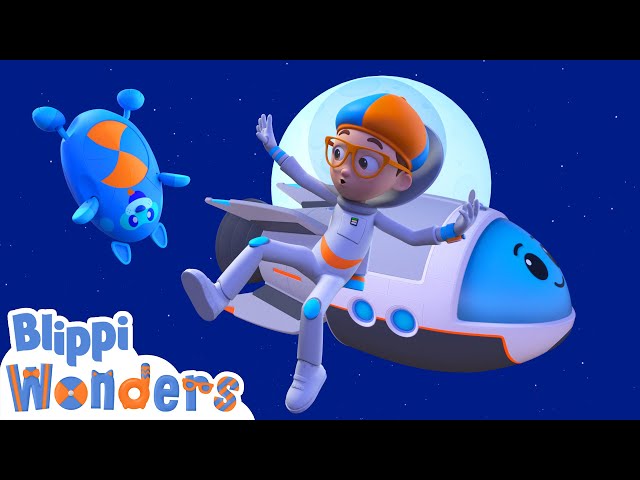 Blippi Learns How to be an Astronaut! | Blippi Wonders Educational Videos for Kids