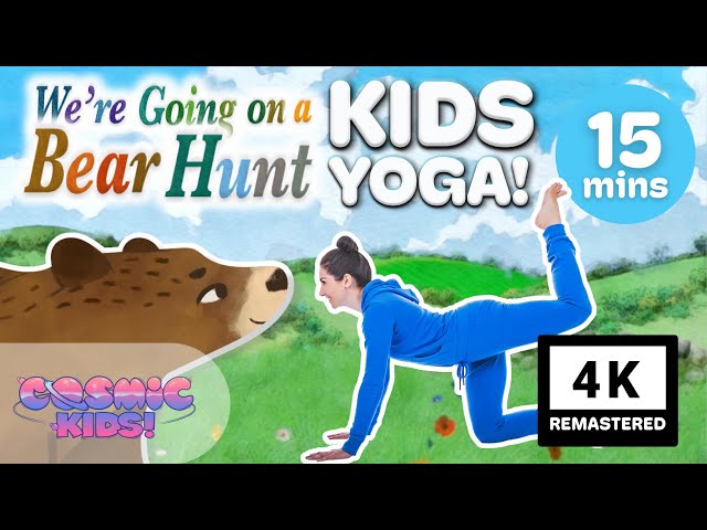 We're going on a Bearhunt 🐻 - A Cosmic Kids Yoga Adventure | 4K UHD
