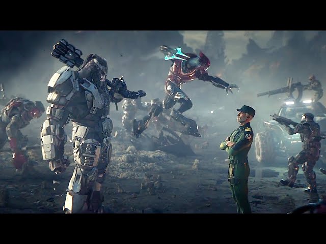 Halo Spartans Army Battle Scene (2023) 4K ULTRA HD