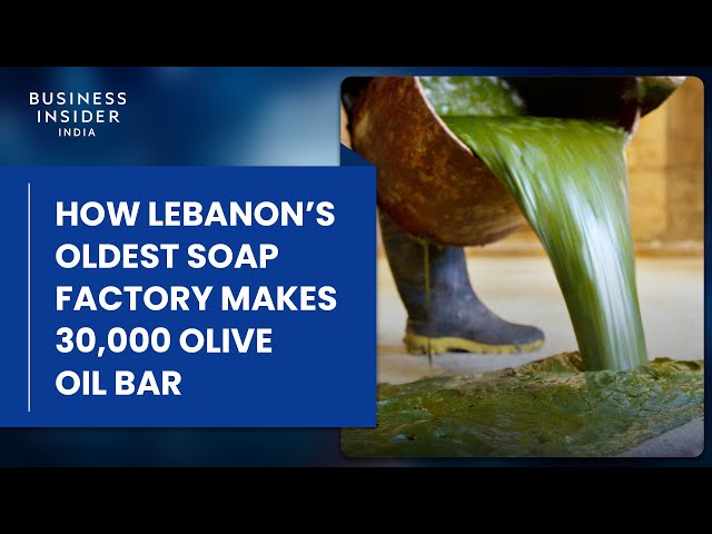 How Lebanon’s Oldest Soap Factory Makes 30,000 Olive Oil Bars