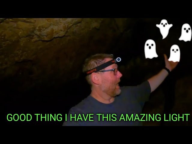 Thrunite Thrower Headlamp Inside A Cave