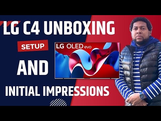 LG C4 | 42" OLED TV Unboxing, Setup & Initial Impressions