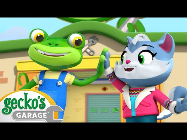 Don’t Throw It… Fix Up and Fly It! | Gecko's Garage | Cartoons For Kids | Toddler Fun Learning