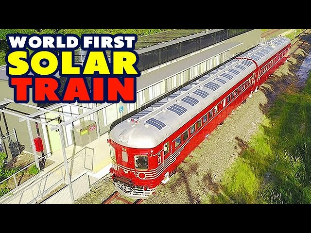 World's First Solar Powered Train - Byron Bay Australia