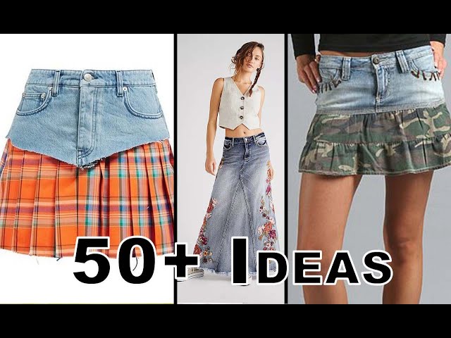 OVER 50 NEW IDEAS TO UPCYCLE OLD JEANS | DIY Christmas Presents