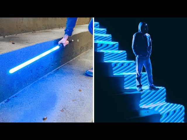 7 PHOTOGRAPHY IDEAS with a LIGHTSABER