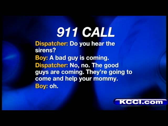 Police: Iowa 4-year-old's 911 call saves mom's life