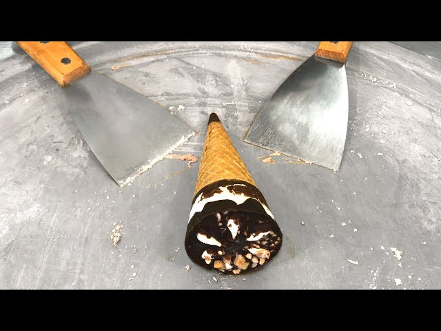 Ice Cream Rolls | with Cornetto Chocolate / Fried Thailand Ice Cream rolled by Rolling Ice Hamburg