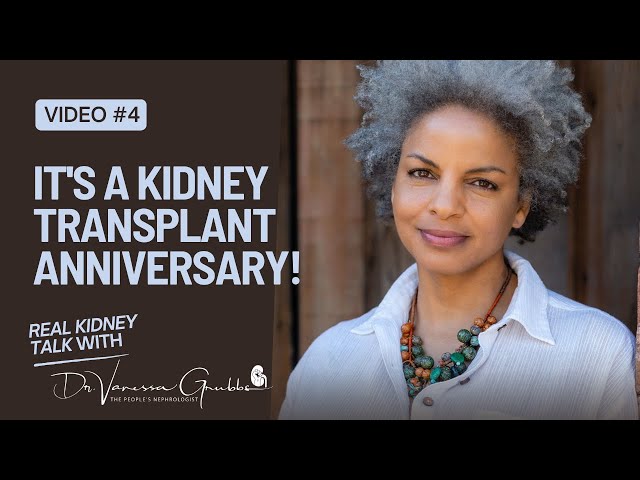 It's a kidney transplant anniversary!