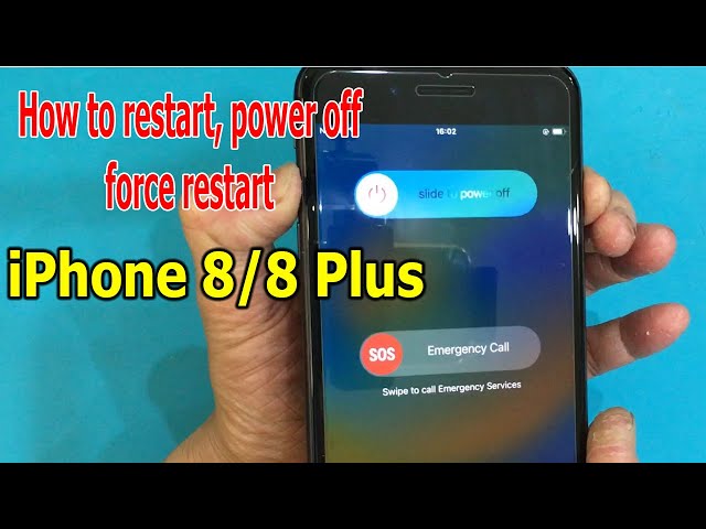 How to restart, power off, force restart iPhone 8/8 Plus