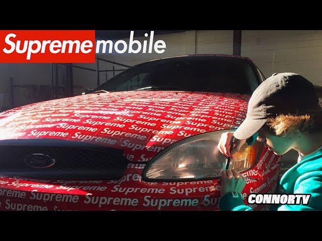 SUPREME Sticker Car Wrap (HYPEBEAST)