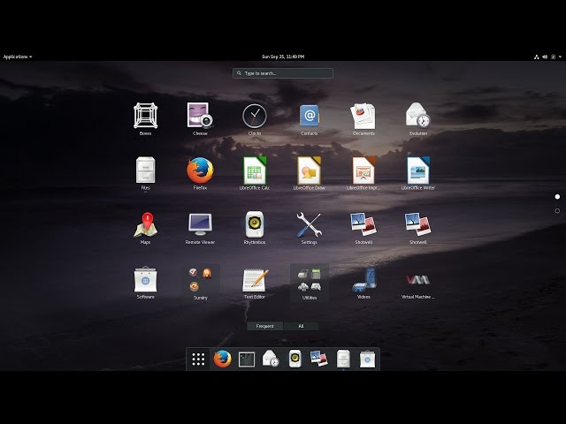 Overview of GNOME 3 on Fedora