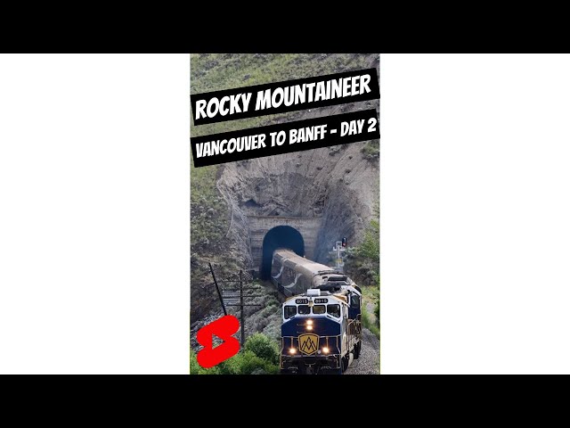 Amazing train ride through the Canadian Rockies!