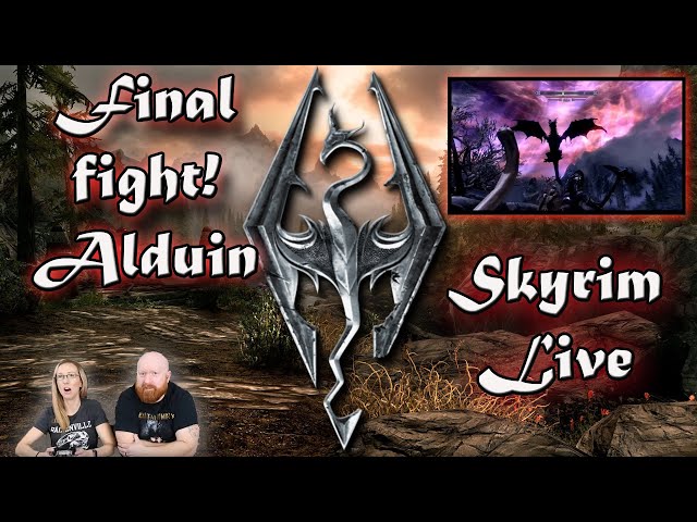 Skyrim- Final Play LIVE (Retro Rivals) Defeat Alduin