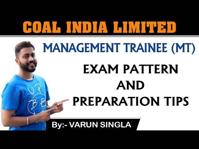CIL Exam Pattern |Coal India Limited Management Trainee Exam Pattern & Preparation Tips| System & IT