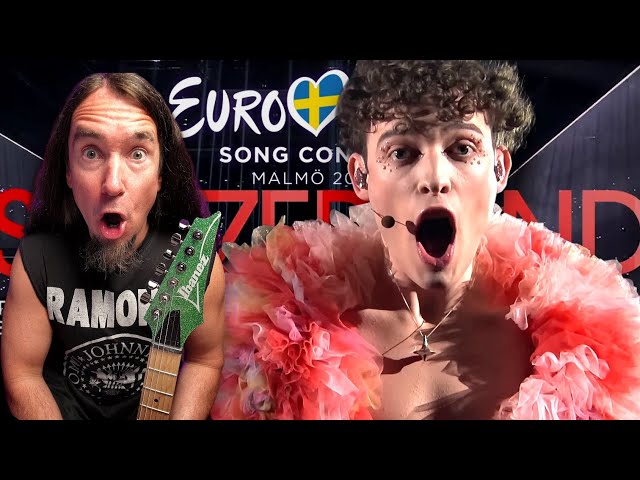 Metal Guitar Player REACTS to NEMO "THE CODE" @ Eurovision Song Contest 2024 SWITZERLAND