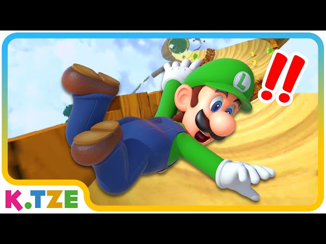 Luigi stürzt beim Rutschen 😳😂 Super Mario Galaxy 2 | Folge 12
