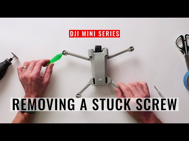 DJI Mini Series | Removing a Stuck Propeller Screw