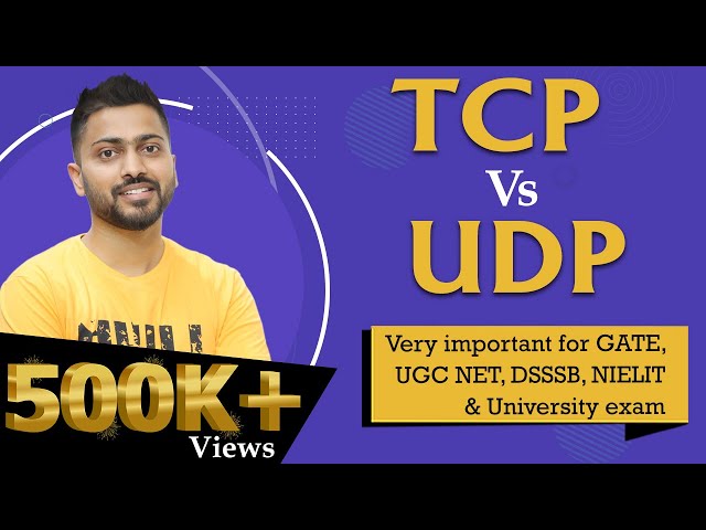Lec-72: TCP vs UDP differences in hindi