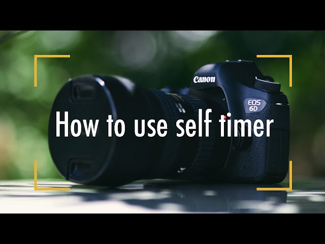 How to use self timer on Canon Cameras |  DSLR Camera Tips 2021