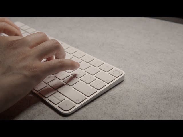 ASMR | apple magic keyboard typing sound 1hour