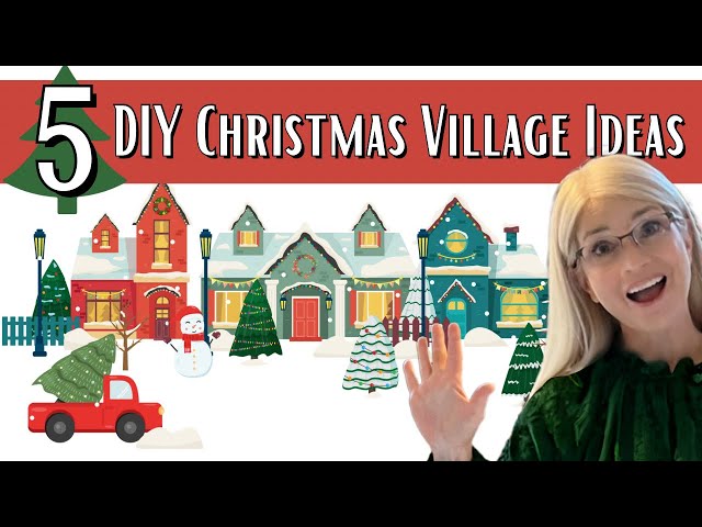 5 Totally Unique DIY Christmas Home Decor Ideas/DIY Christmas Village Ideas