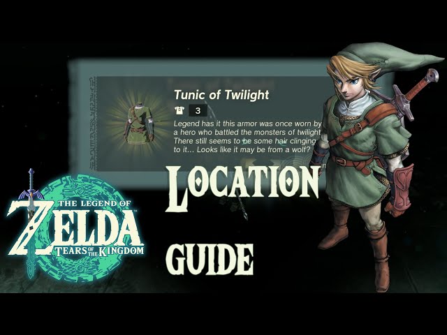 Tunic of Twilight Location Guide  - The Legend of Zelda: Tears of the Kingdom