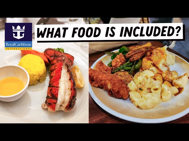 Royal Caribbean INCLUDED DINING OPTIONS | Oasis of the Seas Included Food Tour