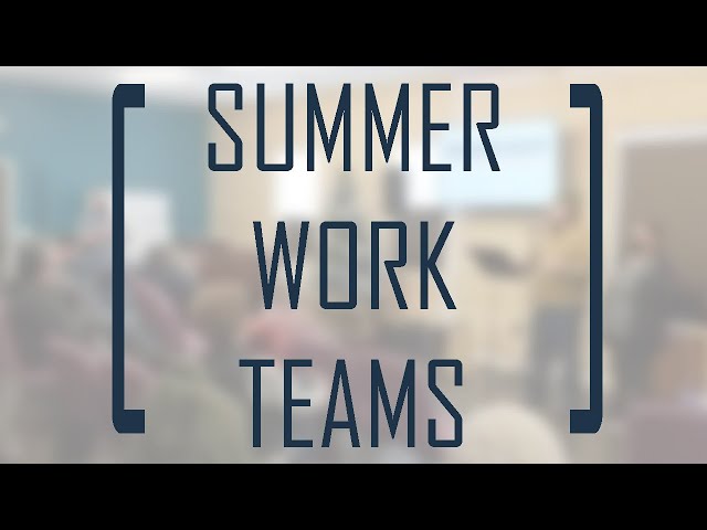 Summer Work Teams at IBC