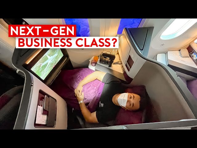 Qatar Airways B787-9 New Business Class  - This is NOT QSuite