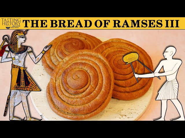 Ancient Egyptian Spiral Bread of the Pharaoh