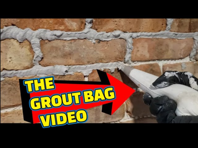 How to use a Grout Bag! | #thin #brick #pavers | Do It Pro! 👷‍♂️🧱🧱🧱 [#DIY PROJECT]