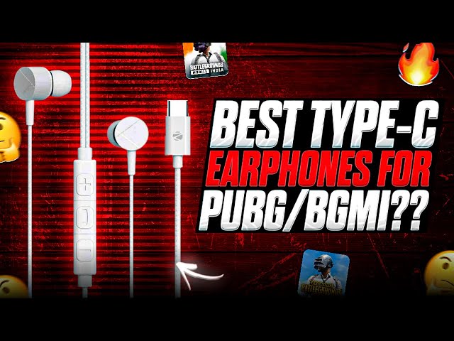 Best Type-C Earphones for Bgmi Pubg in 2024 | Best Earphones for Gaming | Type-C Earphone