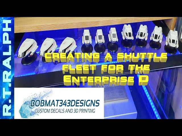 Bobmat343 & Fanhome, Creating a Fleet of Shuttles for the Enterprise D build. Star Trek