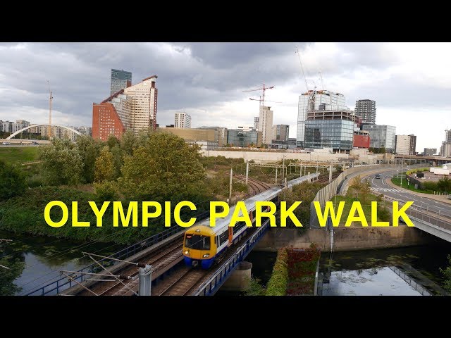 Walk around London Olympic Park Stratford 2018 (4K)