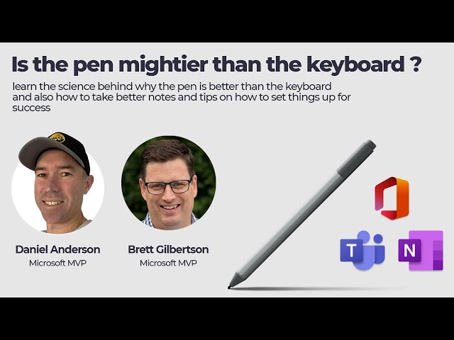Is the pen mightier than the keyboard?