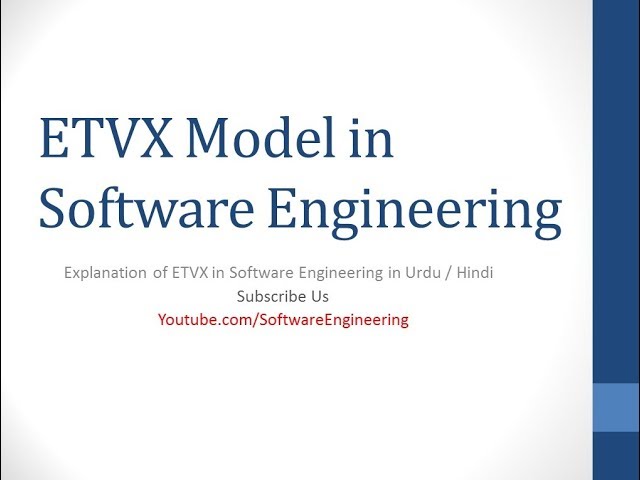 etvx model in software engineering Urdu /  Hindi