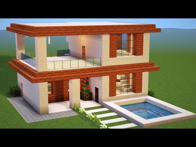 Minecraft: How to Build a Modern House - Tutorial (#11) 2018