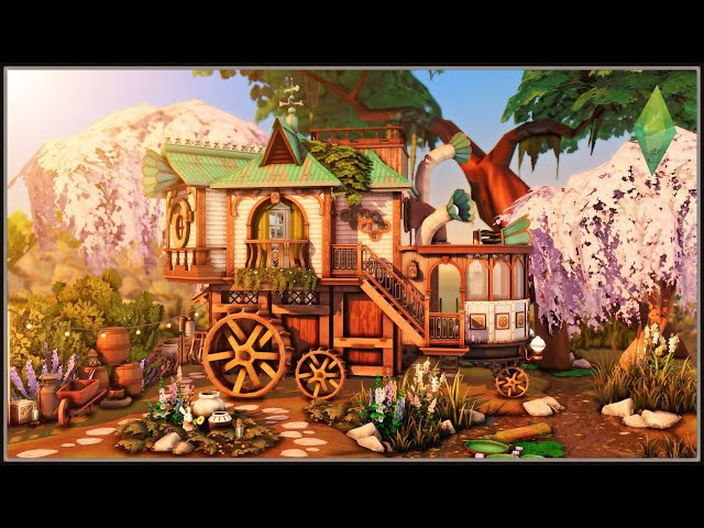 Fairytale Carriage (No CC) - The Sims 4 Stop Motion Build
