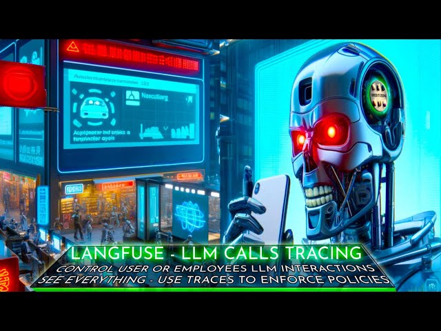 LLM Calls by Users and Employees Under Security Control - Langfuse Traces - Easy #aiagents #ai #llm
