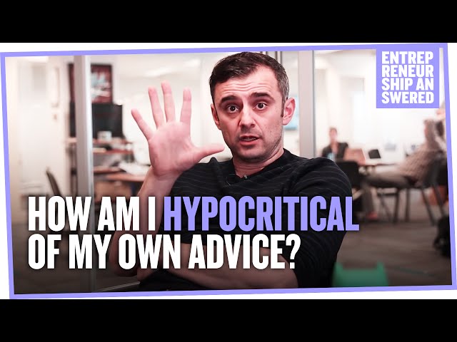 How Am I Hypocritical of My Own Advice?