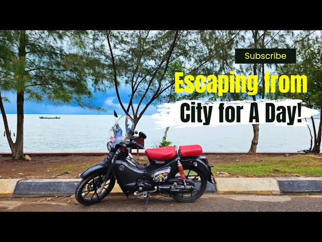 Escaping from City for a Day with Me - Travel with Honda Super Cub