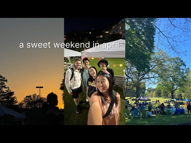 weekend in my life at emory | work, markets, thrifting, hanging with friends