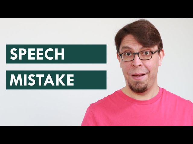 Avoid this common mistake at the start of your speech