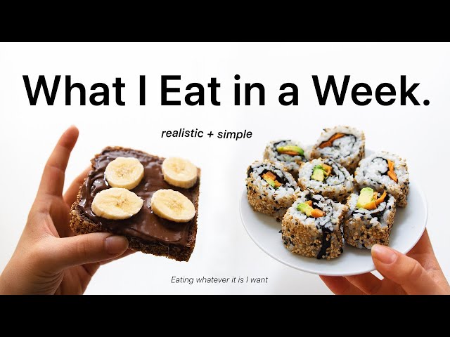Everything I Eat in a Week! (realistic & easy vegan meals)