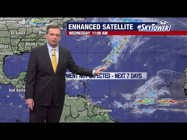 Tropics to stay quiet for next week