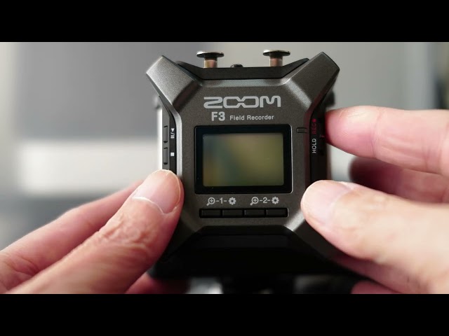 Zoom F3 / MEMS_Mic.  Initial setup procedure after purchasing Zoom F3
