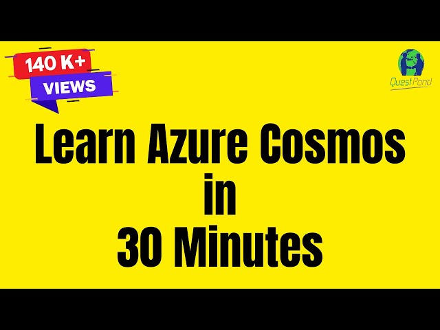 Azure Cosmos DB Tutorial | Azure Cosmos DB Tutorial for Beginners | Cosmos DB in Azure